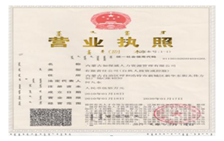 營業(yè)執(zhí)照